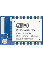 E103-W01-IPX,  WiFi, ESP8266EX, 2.4GHz, UART, 0.1 